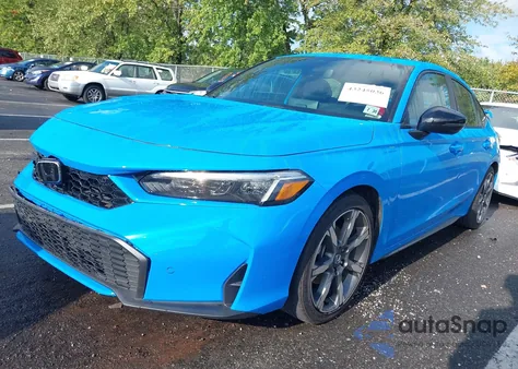 2025 Honda Civic Hybrid Sport Touring from USA, damaged, VIN 19XFL4H90SE014924